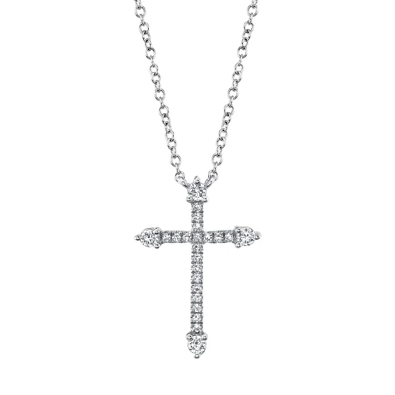 Stylish necklaces for corporate gifts -Diamond Cross Necklace