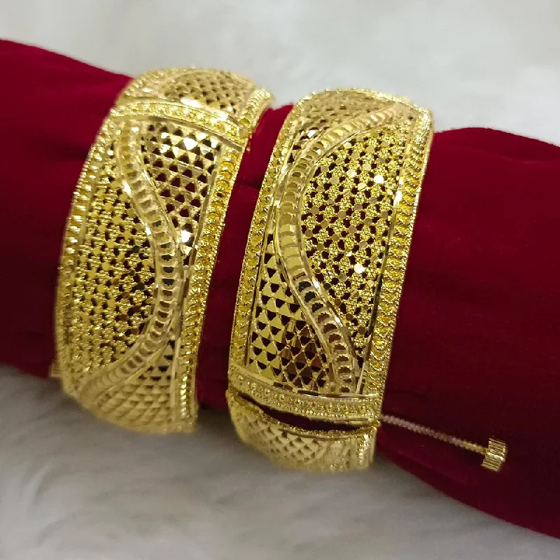 Fashion-forward bangles for women -Pari Art Jewellery Forming Openable Bangles Set