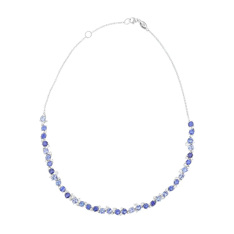 Best necklaces for party outfits -Sapphire Confetti Necklace