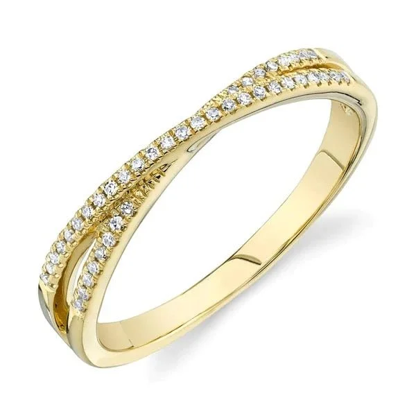 Heart-shaped rings for romantic gestures -Skinny Diamond X Ring