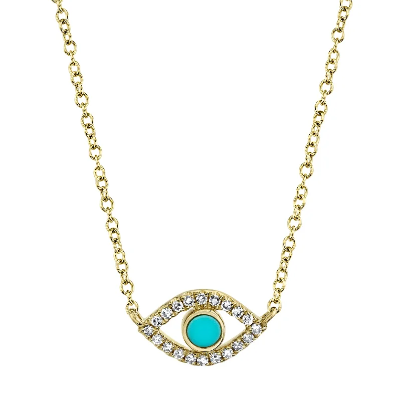 Fine jewelry necklaces for exclusive gifts -Evil Eye Necklace