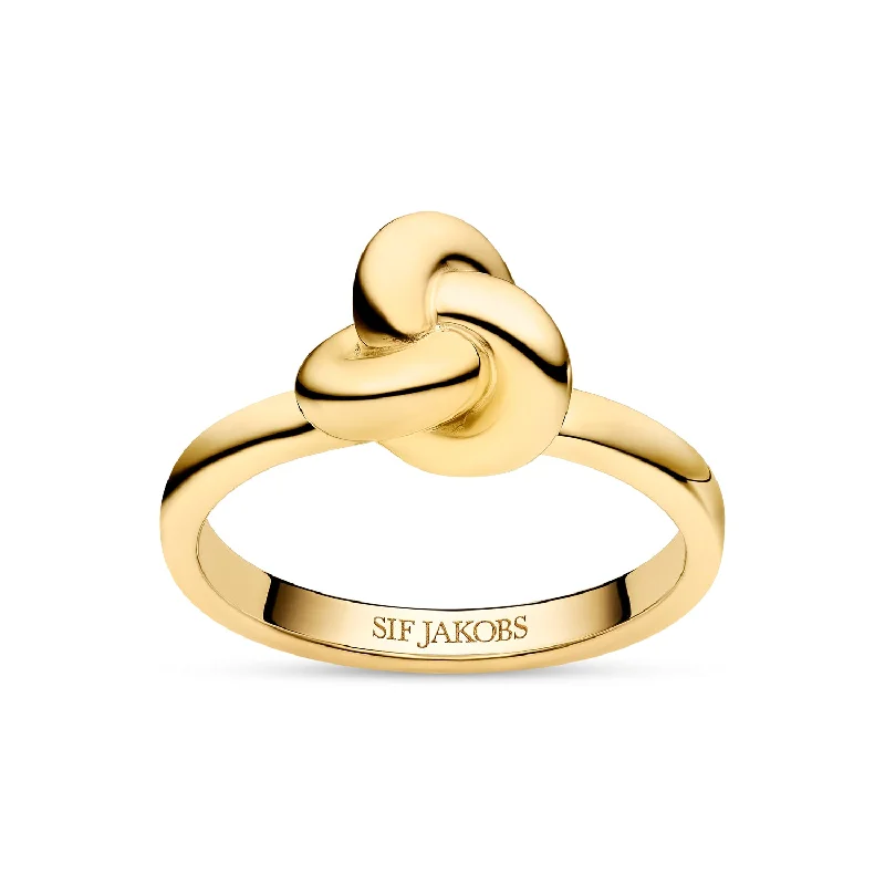 Wedding rings with a twist design -Ring Imperia Pianura Piccolo