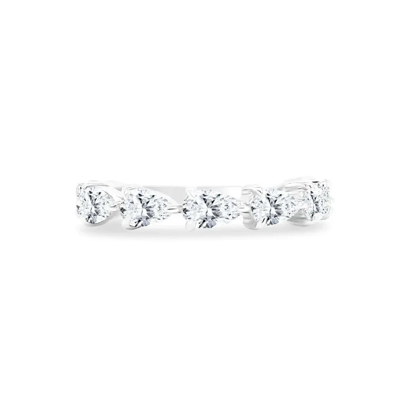 Luxury rings for special occasions -LLJ Signature Chasing Pear Band