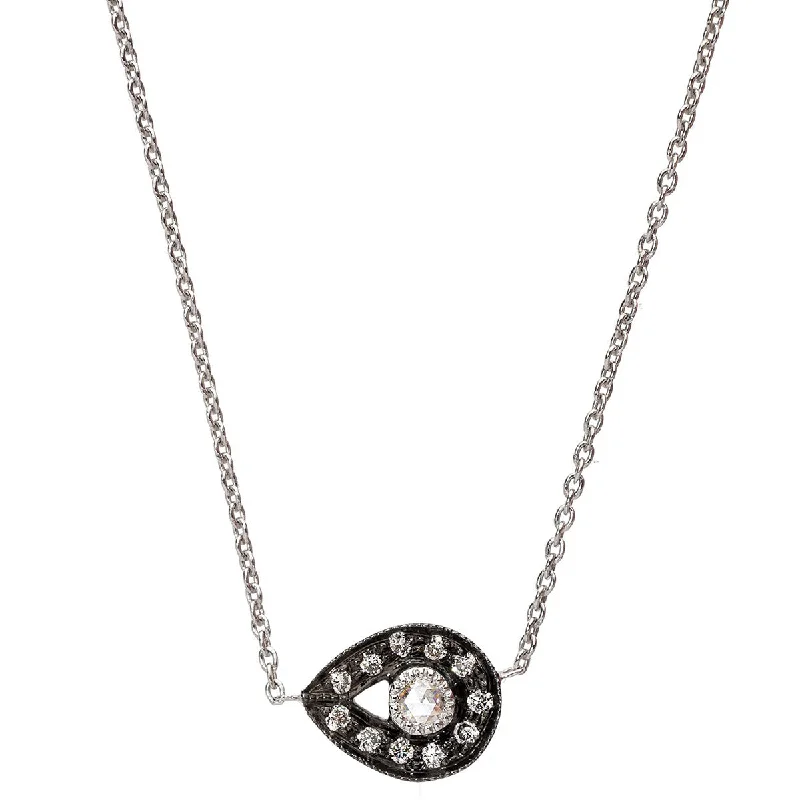 Elegant silver necklaces for formal events -The Plume Necklace