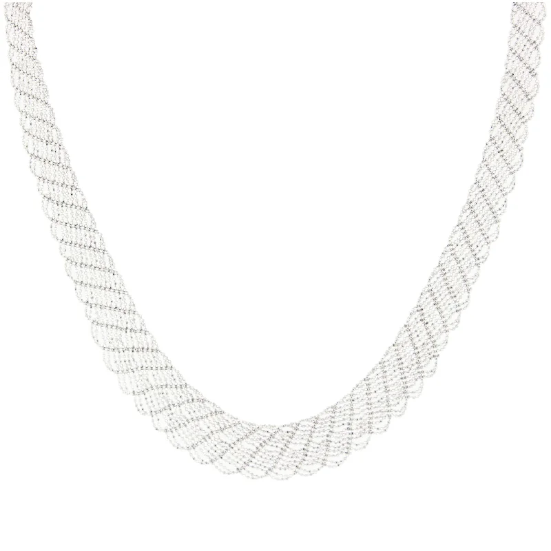 Luxurious pearl necklaces for gifts -Tapestry Lace Necklace