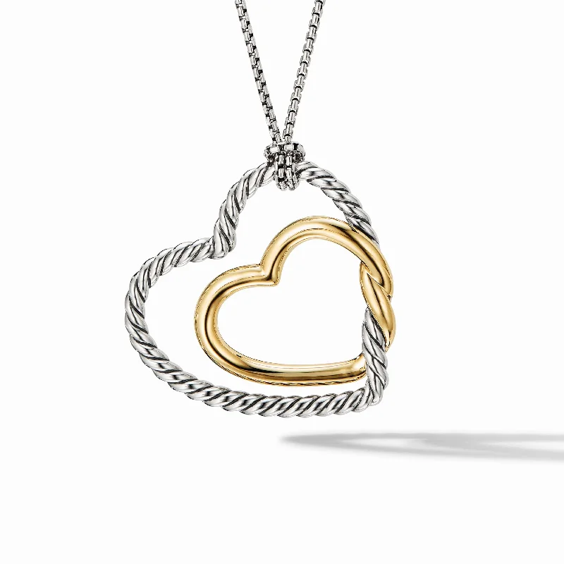 Rose gold necklaces for anniversaries -Continuance Heart Necklace