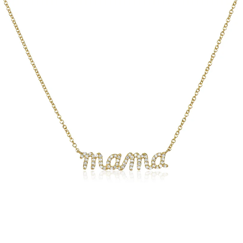 Classic pearl necklaces for formal events -Diamond Mama Necklace