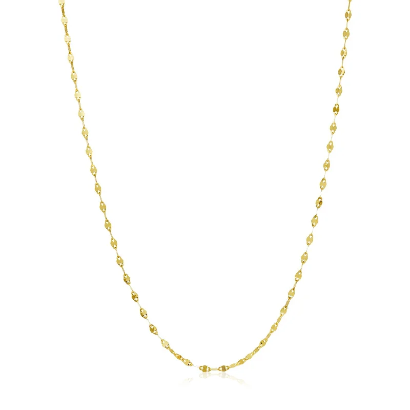 Gold necklaces with diamonds -Diamond Cut Chain