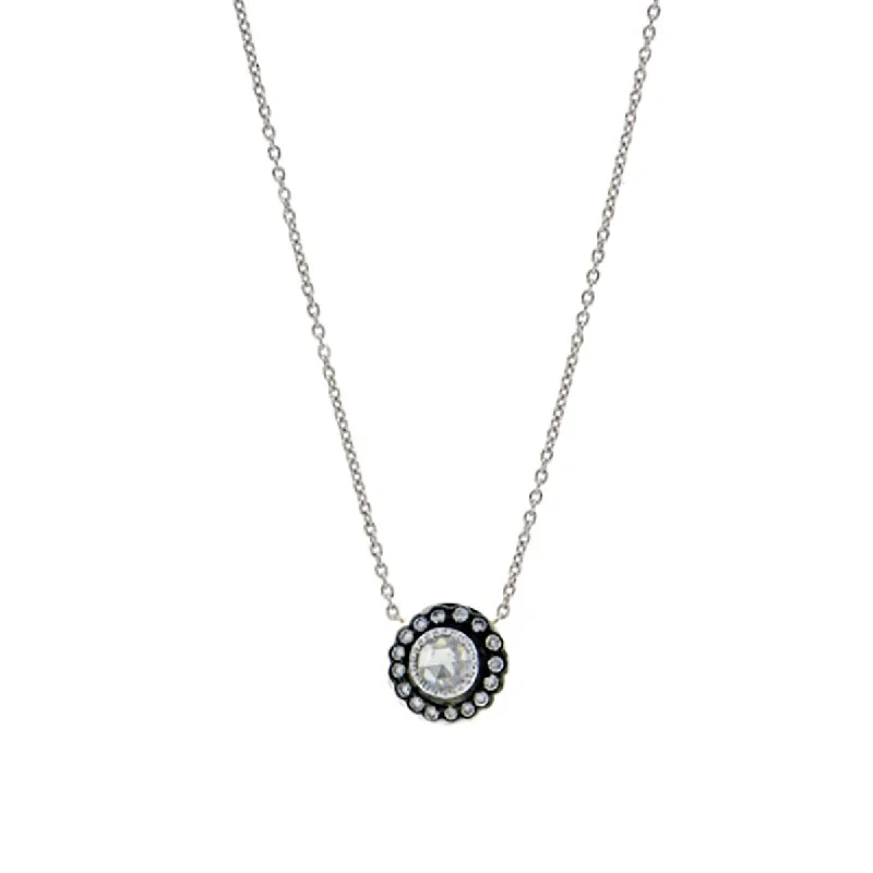 Trendy necklaces for fashionable teens -True Romance Rose Cut and Diamond Necklace