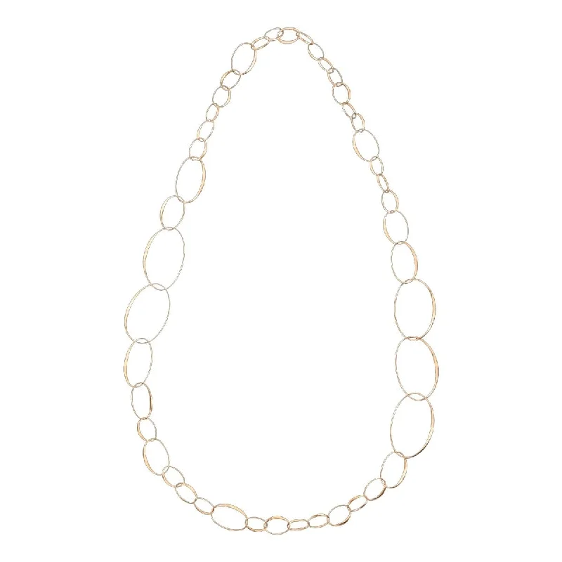 Minimalist necklaces for everyday wear -Oval Link Necklace