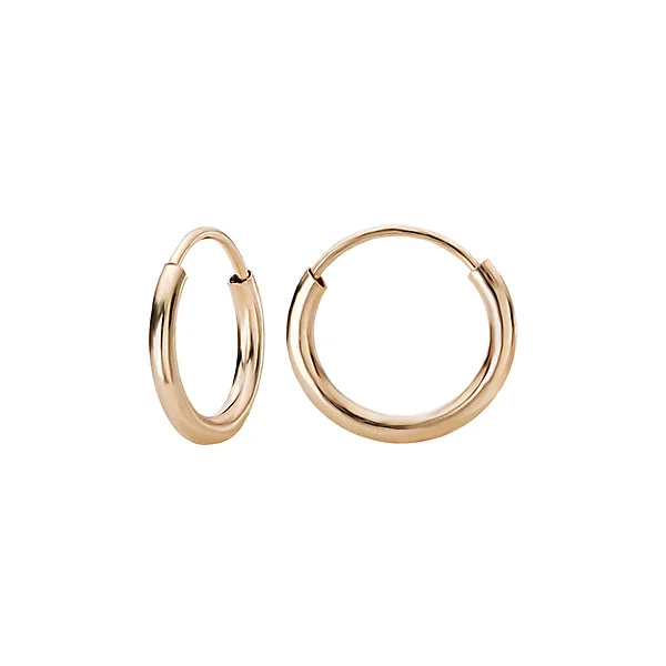 Hoop earrings for girls-Ladies Fashion Hoop Earrings