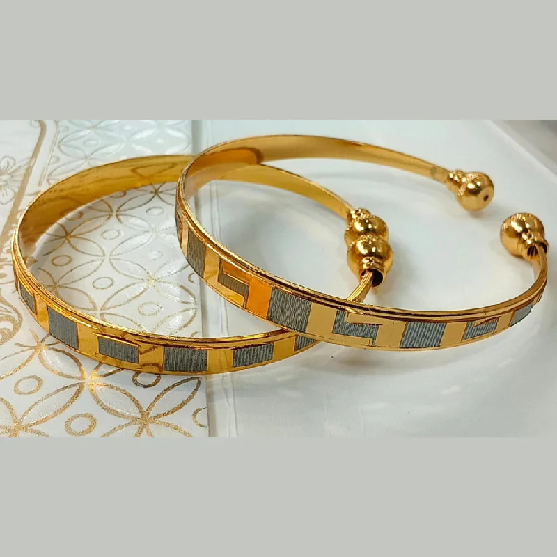 Designer bangles for exclusive collections -Manisha Jewellery Gold Plated Openable Bangle