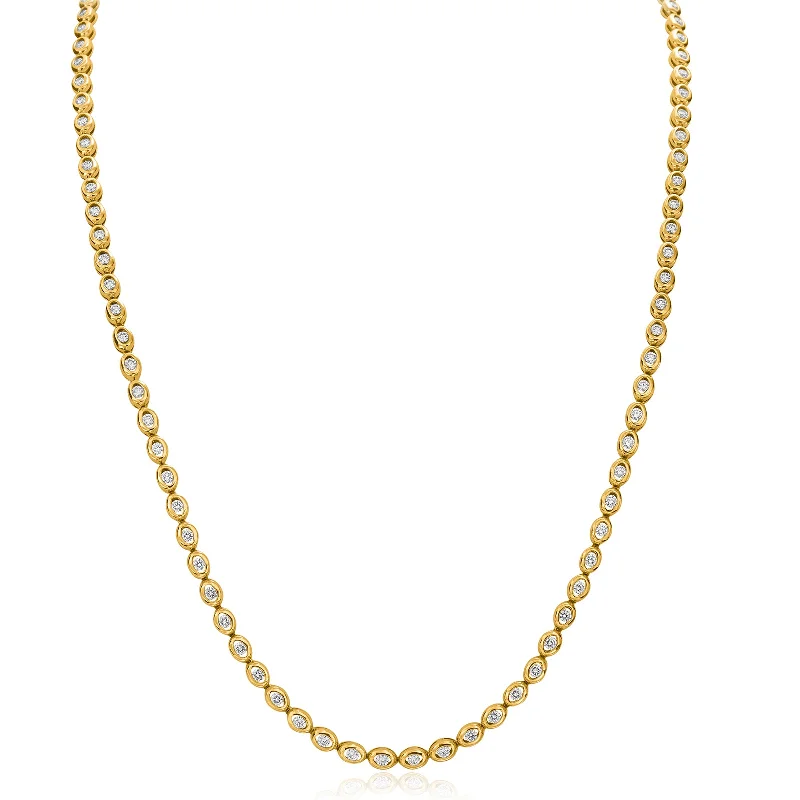 Stylish layered necklaces for trendy look -Diamond Illusion Oasis Necklace