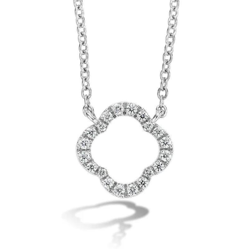 Classic diamond necklaces for formal wear -Signature Petal Pendant Necklace