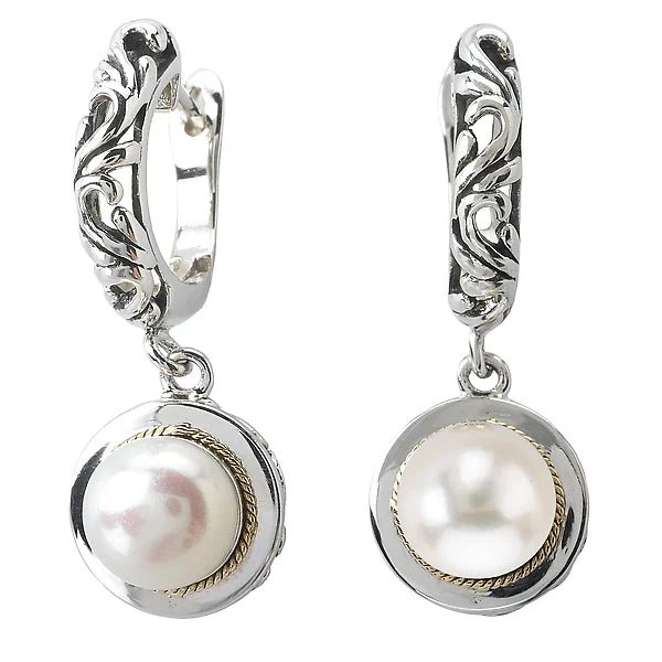 Women’s chandelier earrings-Ladies Fashion Pearl Earrings