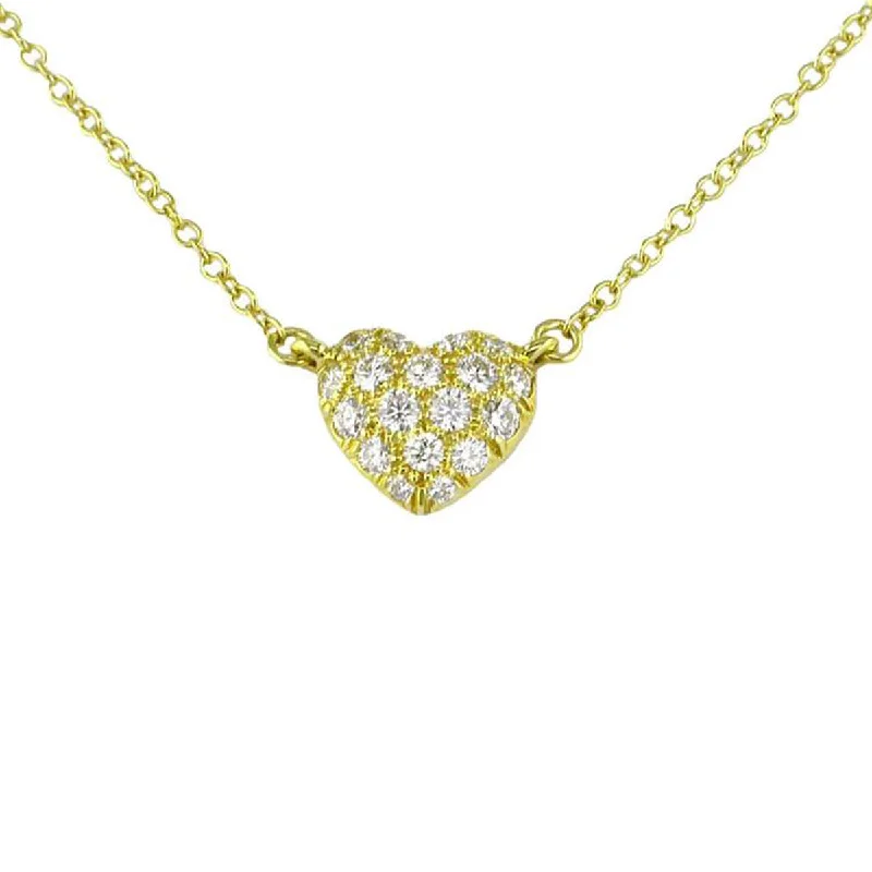 Trendy necklaces for casual wear -Pave Sweetheart Necklace