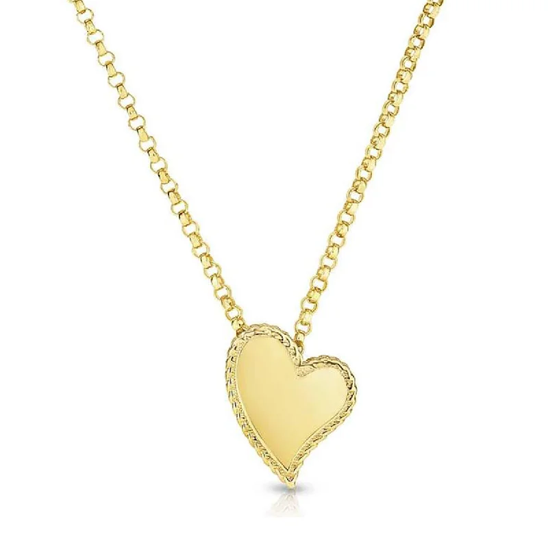 Sparkling diamond necklaces for special occasions -Small Heart Necklace