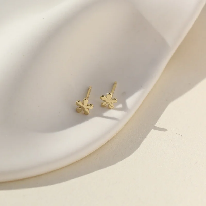 Cuff earrings-Daisy Studs