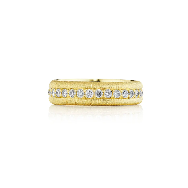 Romantic engagement rings with halo settings -Diamond Eternity Band