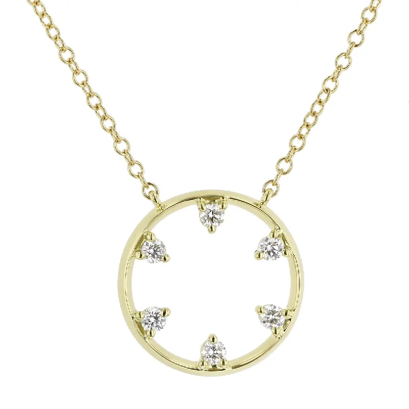 Statement necklaces for office wear -Star Wheel Necklace