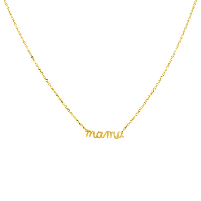 Luxury diamond necklaces for anniversaries -Mama Necklace